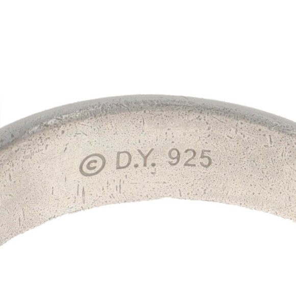 David Yurman Crossover Diamond Band Sterling 925 Round .15ctw Size 8 1/2 Ring - Picture 5 of 6